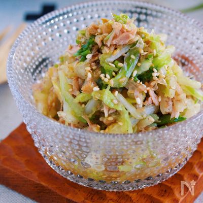 旨み、甘み◎ 白菜の塩おかか煮 レンジで作れるおかず