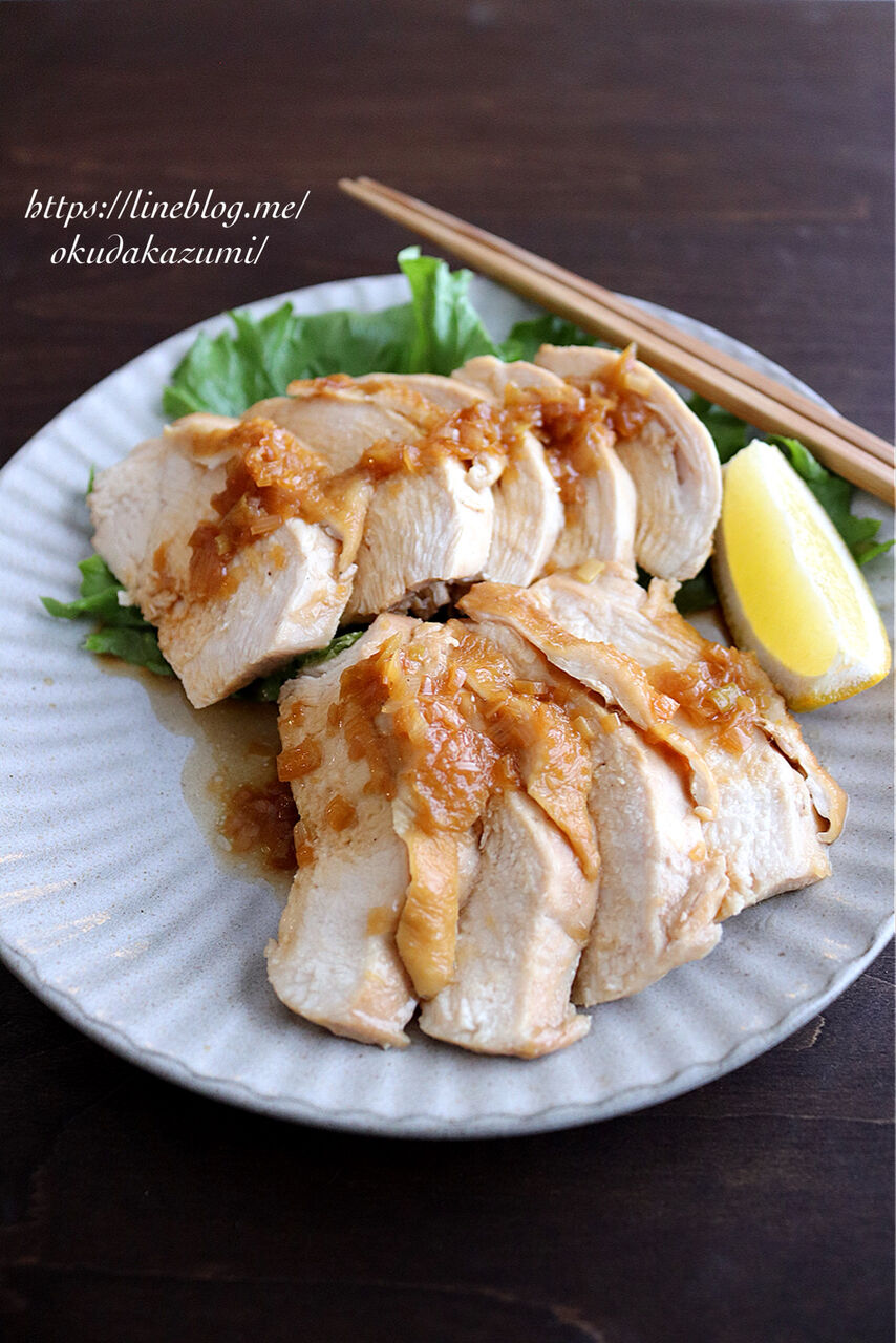 サッパリおいしい！鶏むね肉の甘辛みぞれ煮