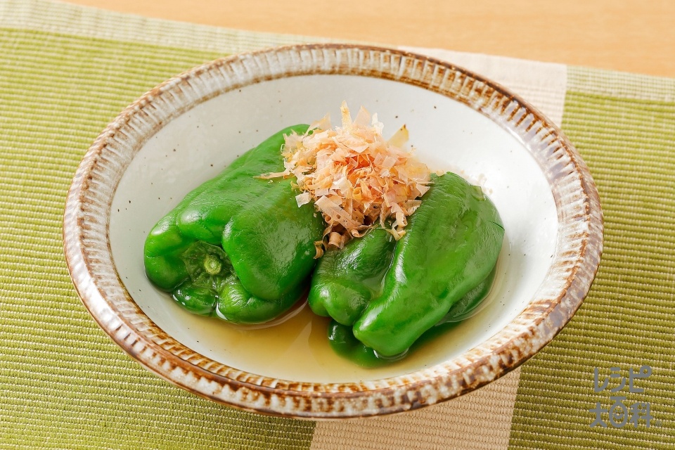 ピーマン丸ごと煮浸し レンジTikTok