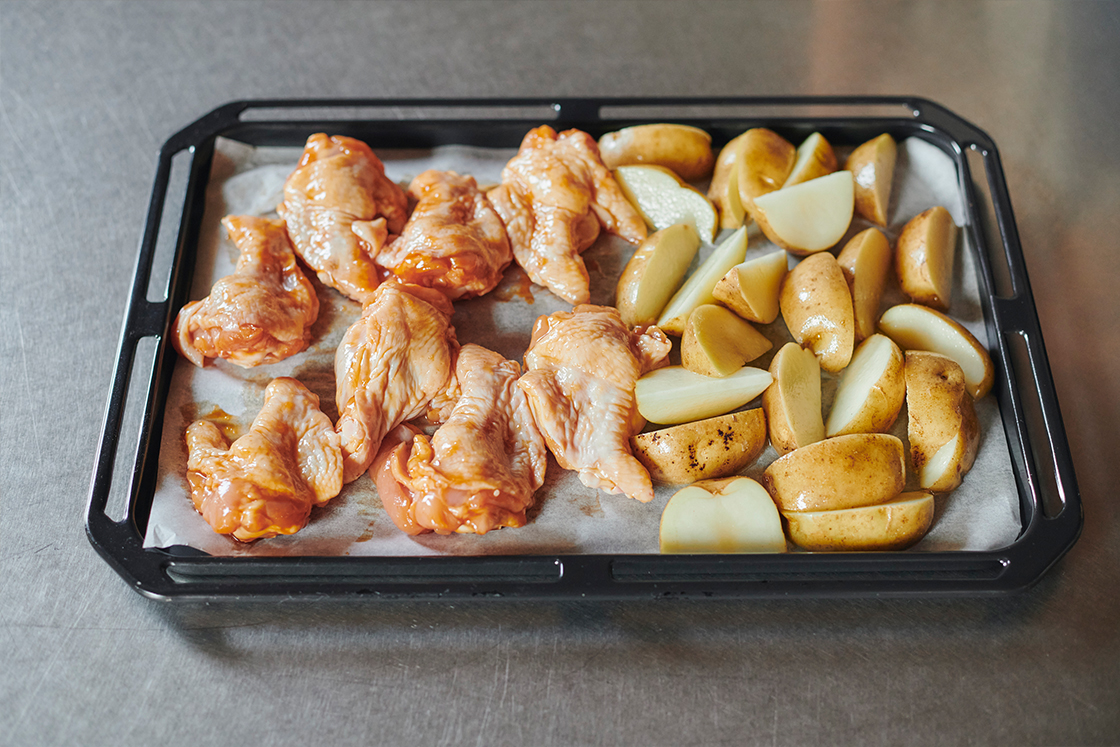 手羽元のオーブン焼き 漬けて焼くだけ