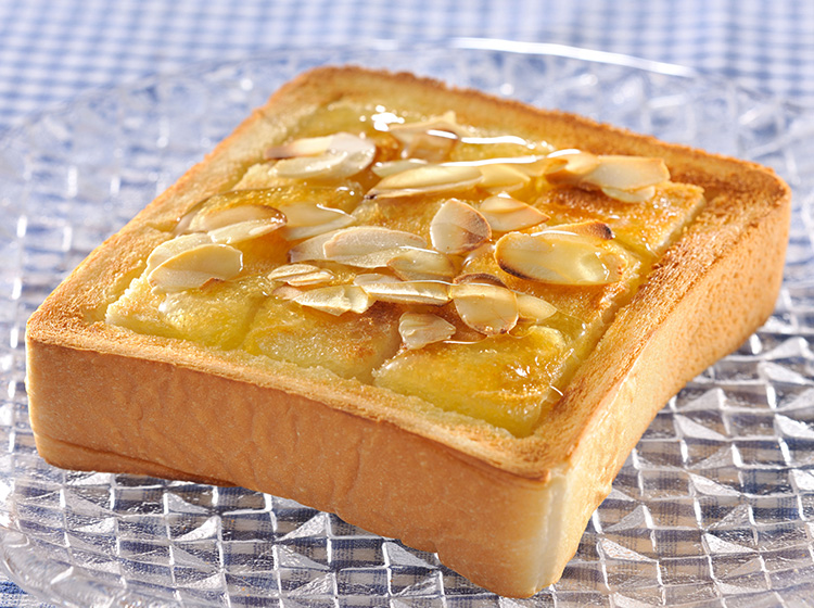 甘くて美味しいハニーバタートースト