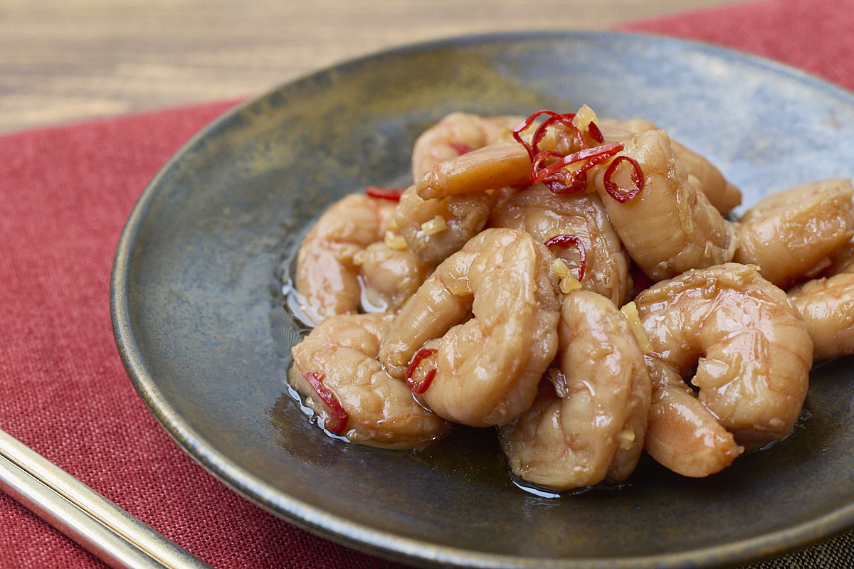 赤エビ タレに漬け濃厚に：地域ニュース : 読売新聞