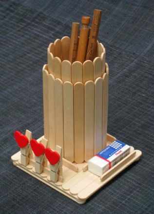 アイスの棒をたくさん集めて組み合わせるとこんなに素晴らしい雑貨に！ - POPTIE ポップタイ